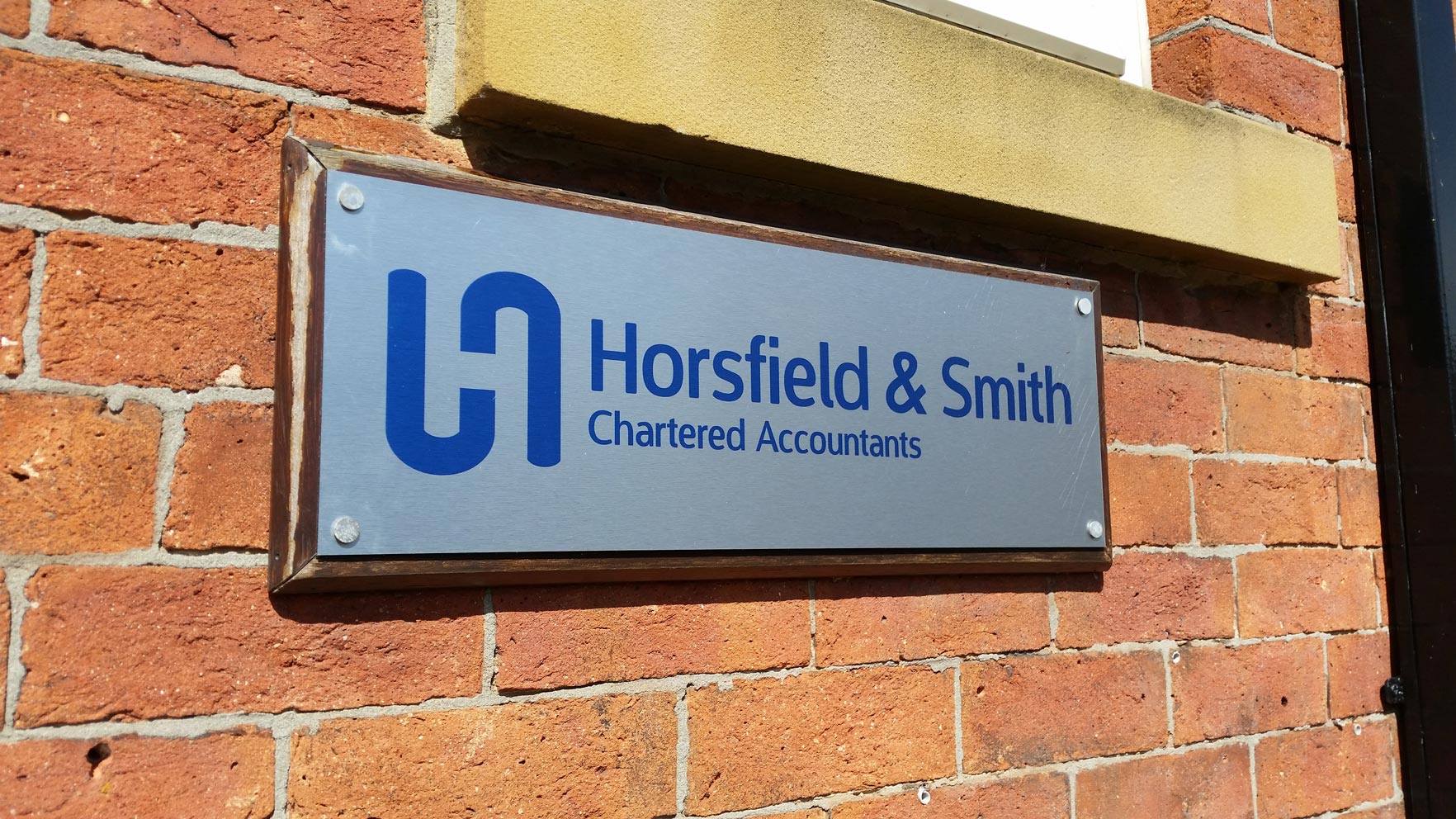 Horsfield and Smith Exterior Signage