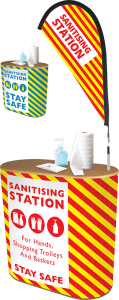 sanitising station supplier bury